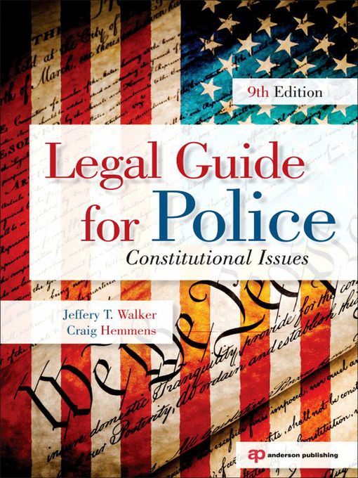 Title details for Legal Guide for Police by Jeffery T. Walker - Available